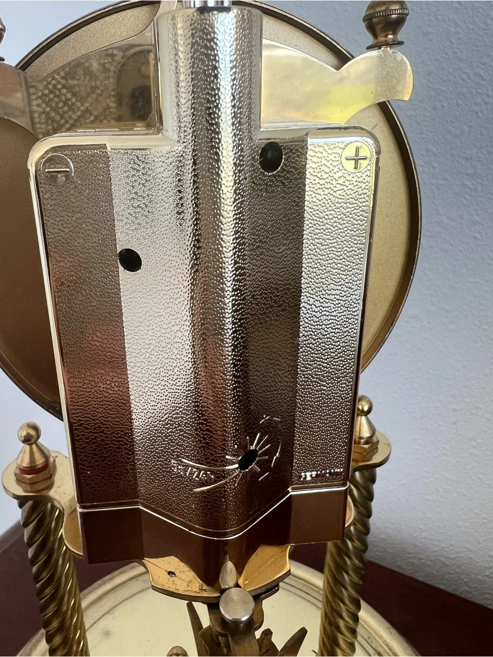 Gold Anniversary Mantel Clock - Gold Finish